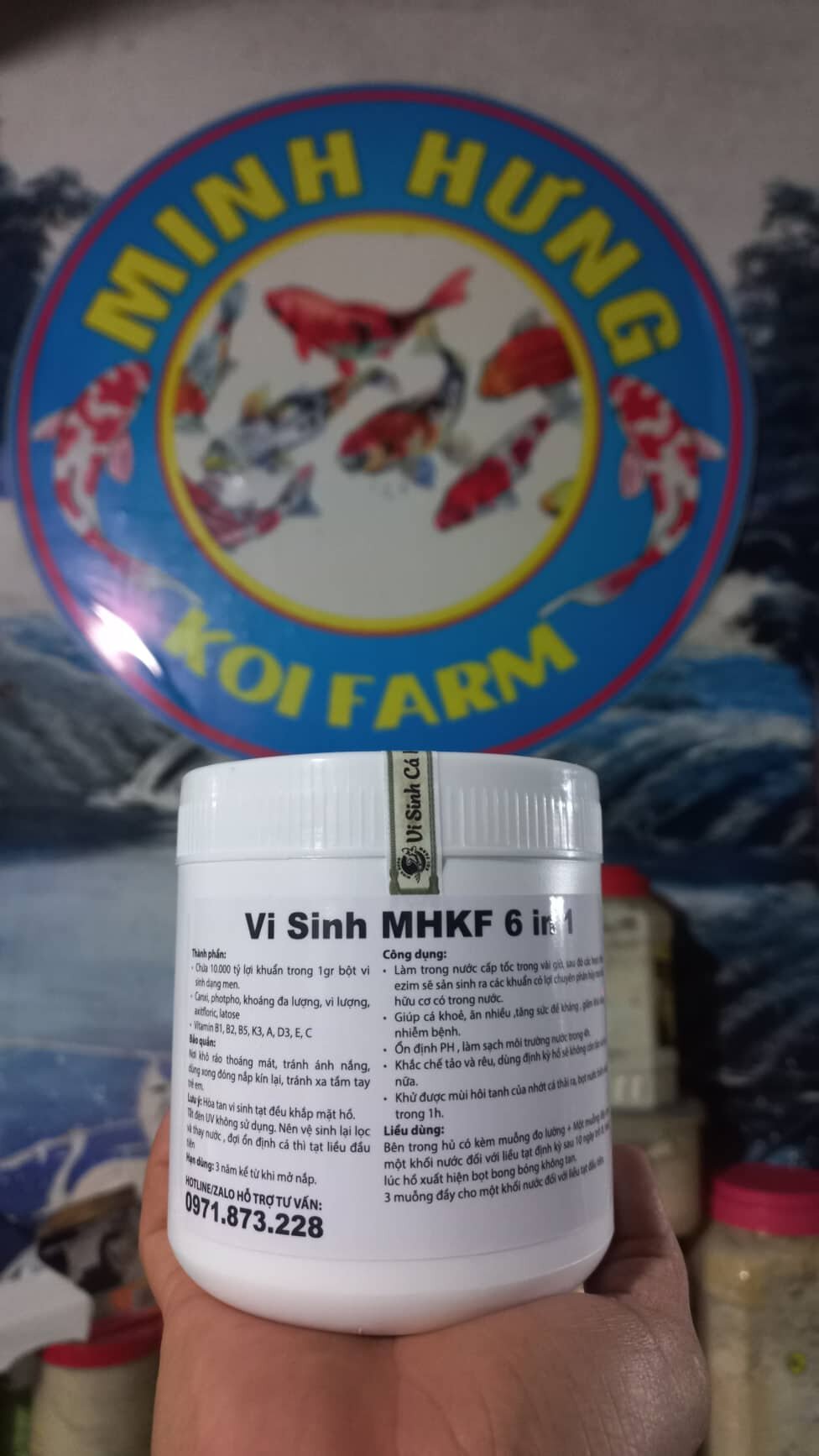 Vi sinh MHKF 6 IN 1 dành cho cá koi, cá cảnh