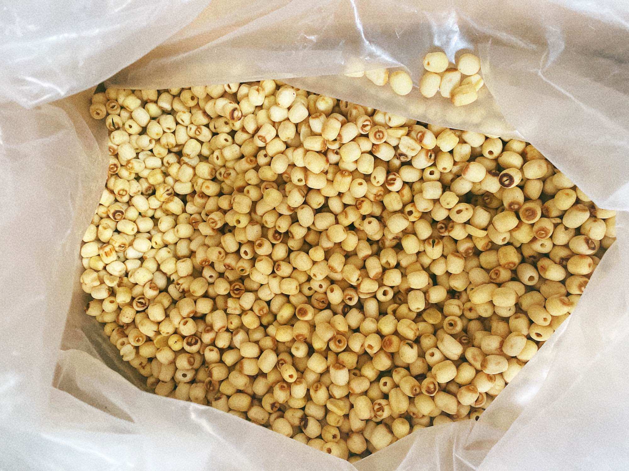 500Gr Hạt sen sấy mộc ăn liền (không đường, không dầu)