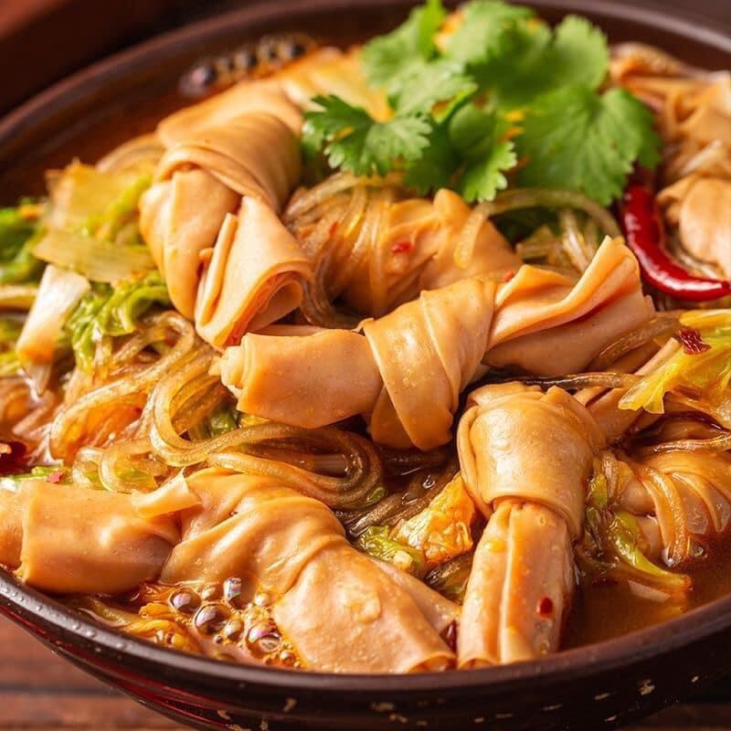 Váng Đậu Khô Hagi (Tàu Hũ Ky) Cuộn Nơ