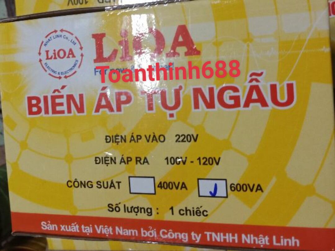 [HCM]Biến áp đổi nguồn Lioa 600VA-400VA-200VA