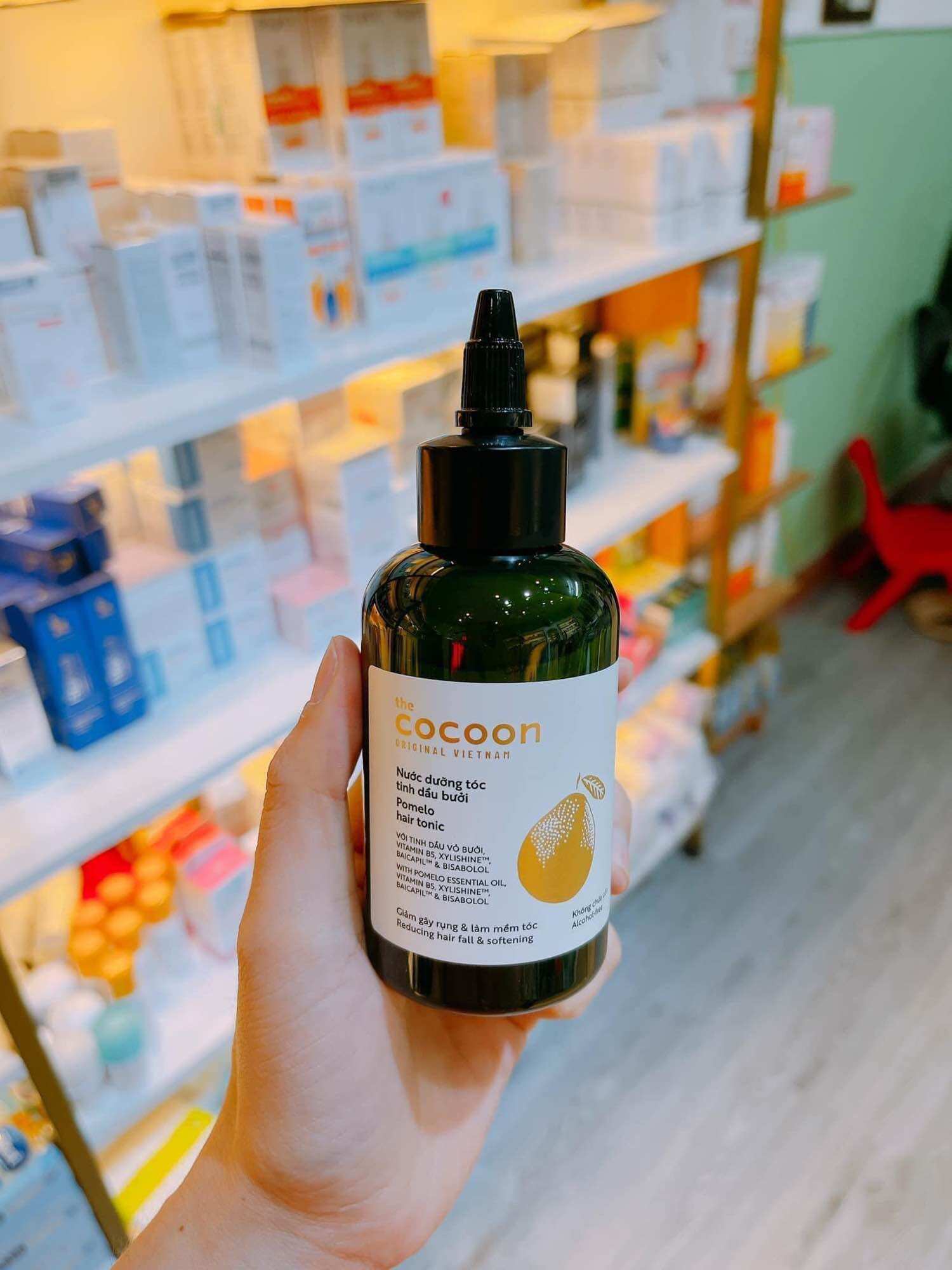 💦💦☘️☘️XỊT DƯỠNG TÓC BƯỞI COCOON (VIỆT NAM 140 ml)💦💦