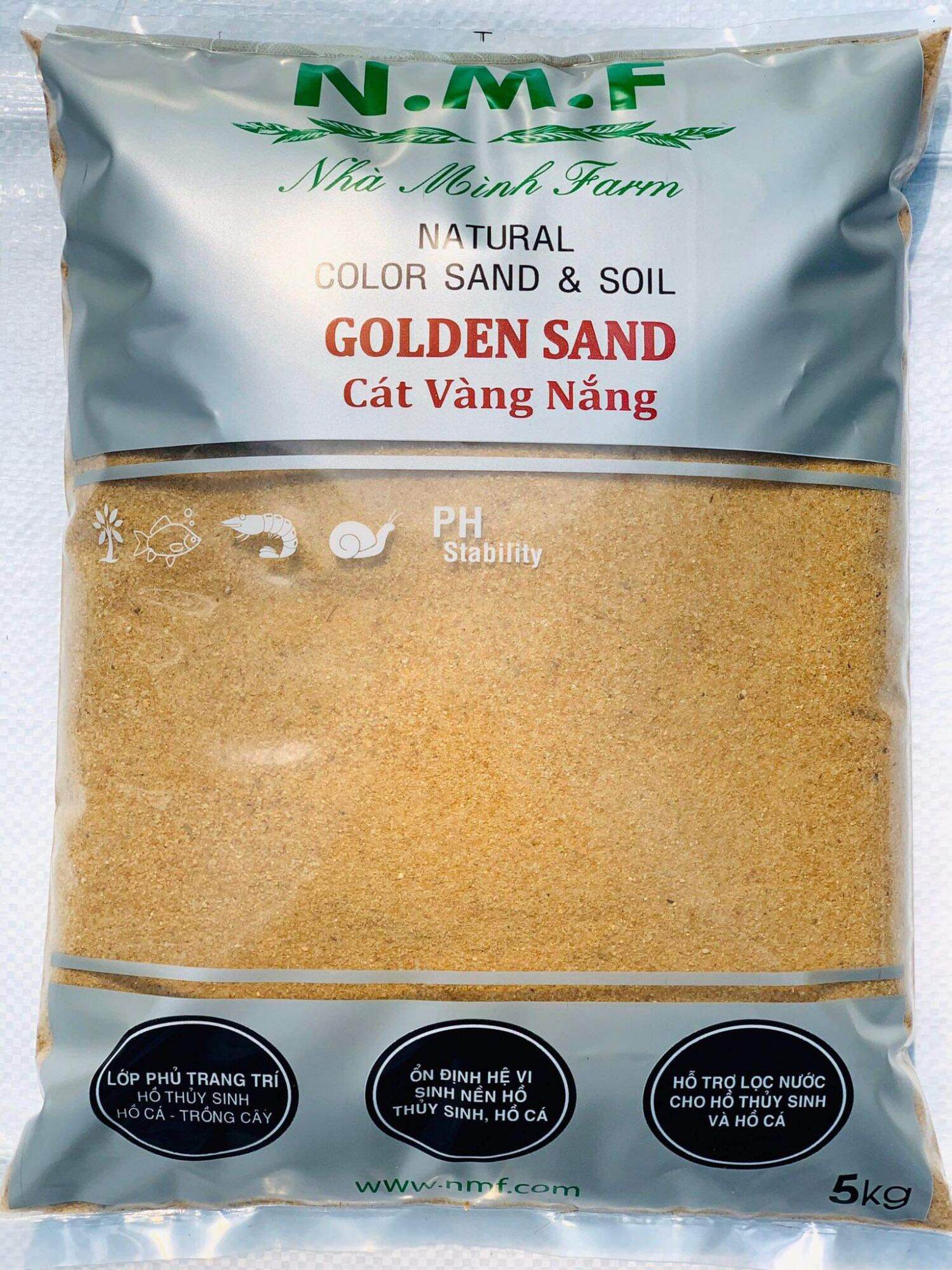 Cát Trải Nền Hồ Thủy Sinh - Bao 5Kg