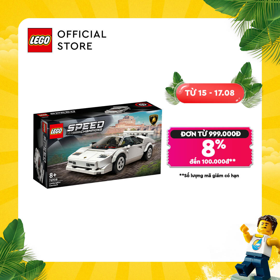 Đồ Chơi Lắp Ráp - LEGO Speed Champions 76908 Siêu Xe Lamborghini Countach