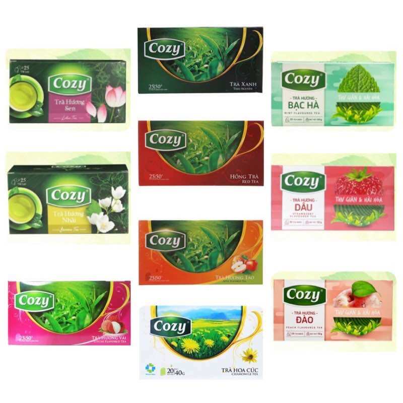 Trà Đào Túi Lọc Cozy 25Tép*2gr