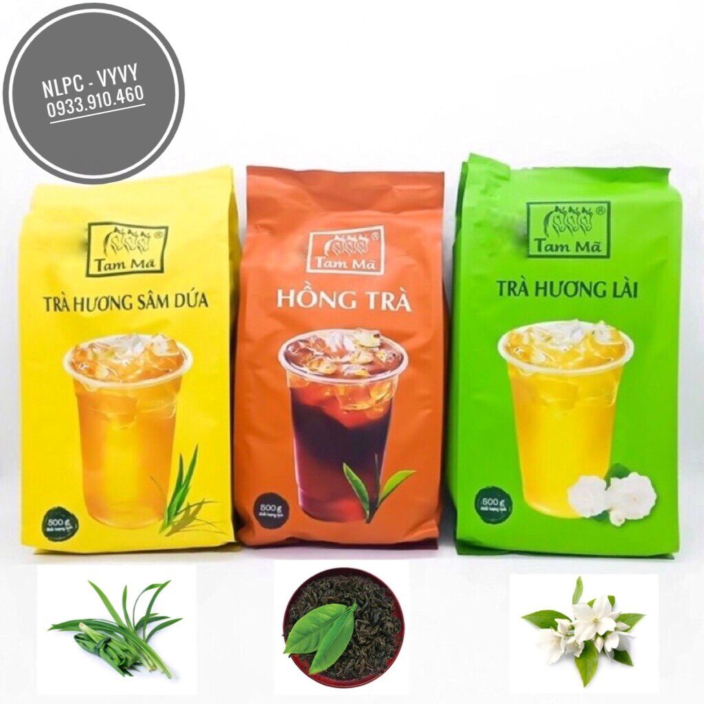 Trà Tam Mã 500g ( Hồng Trà - Trà Lài - Trà Sâm Dứa )