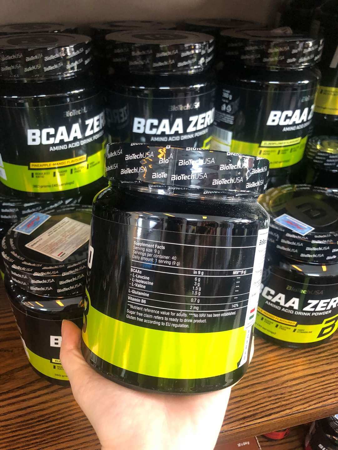 Biotech BCAA Zero Tăng Cơ Phục Hồi Cơ Bắp 360g - 40 Servings