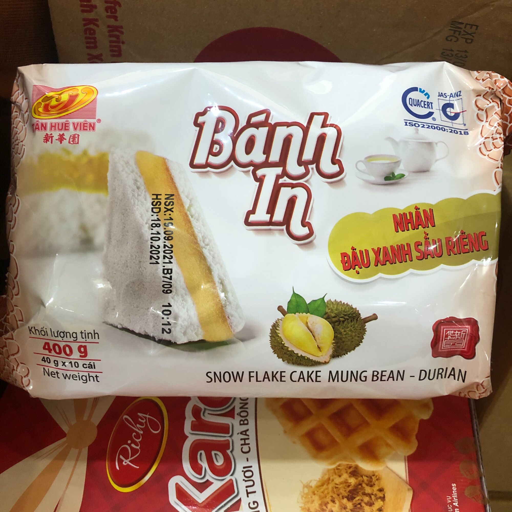 BÁNH IN TÂN HUÊ VIÊN 400G (10 cái)