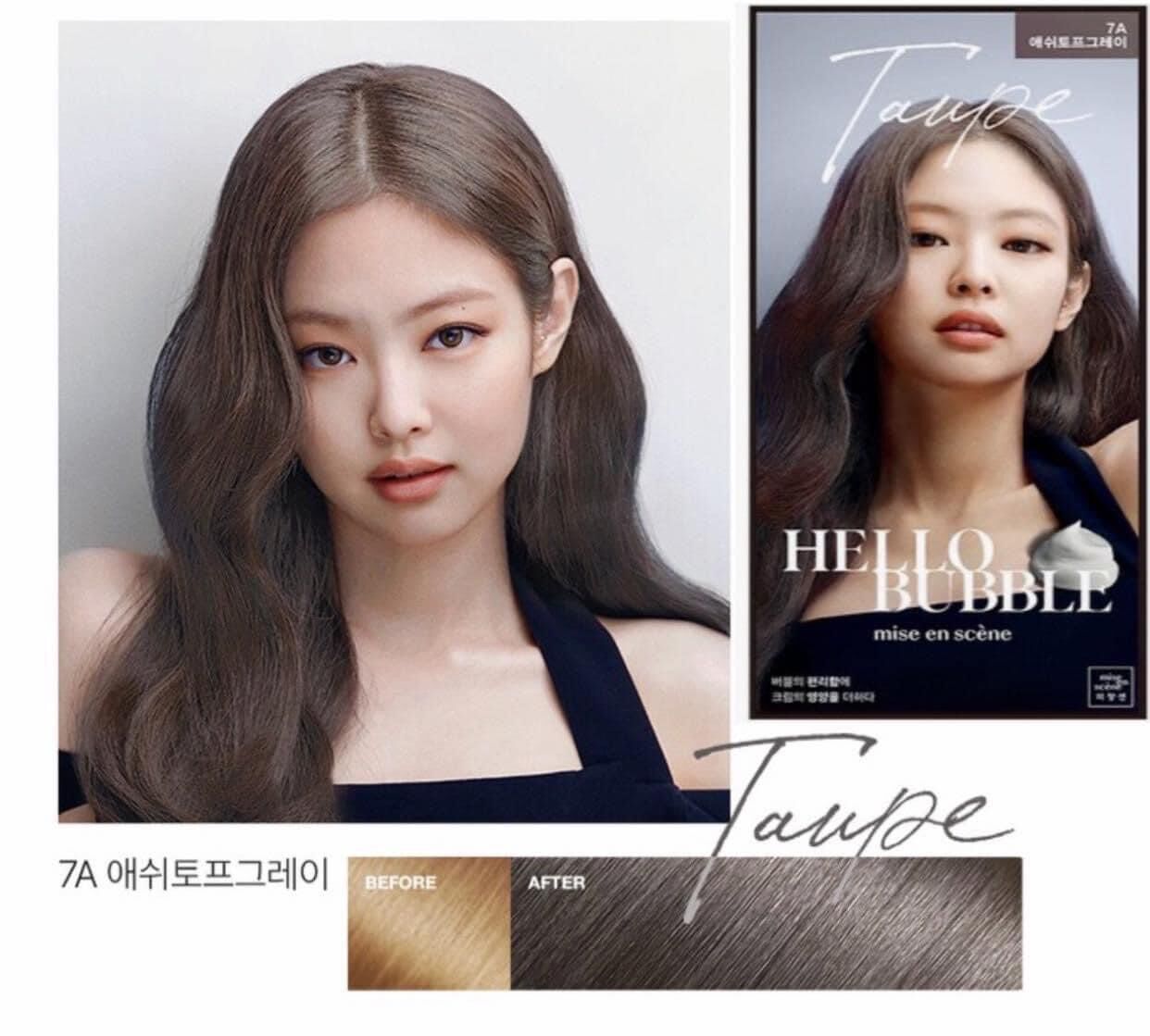 [HCM]Thuốc nhuộm tóc tạo bọt Hello Bubble Miseen Scene