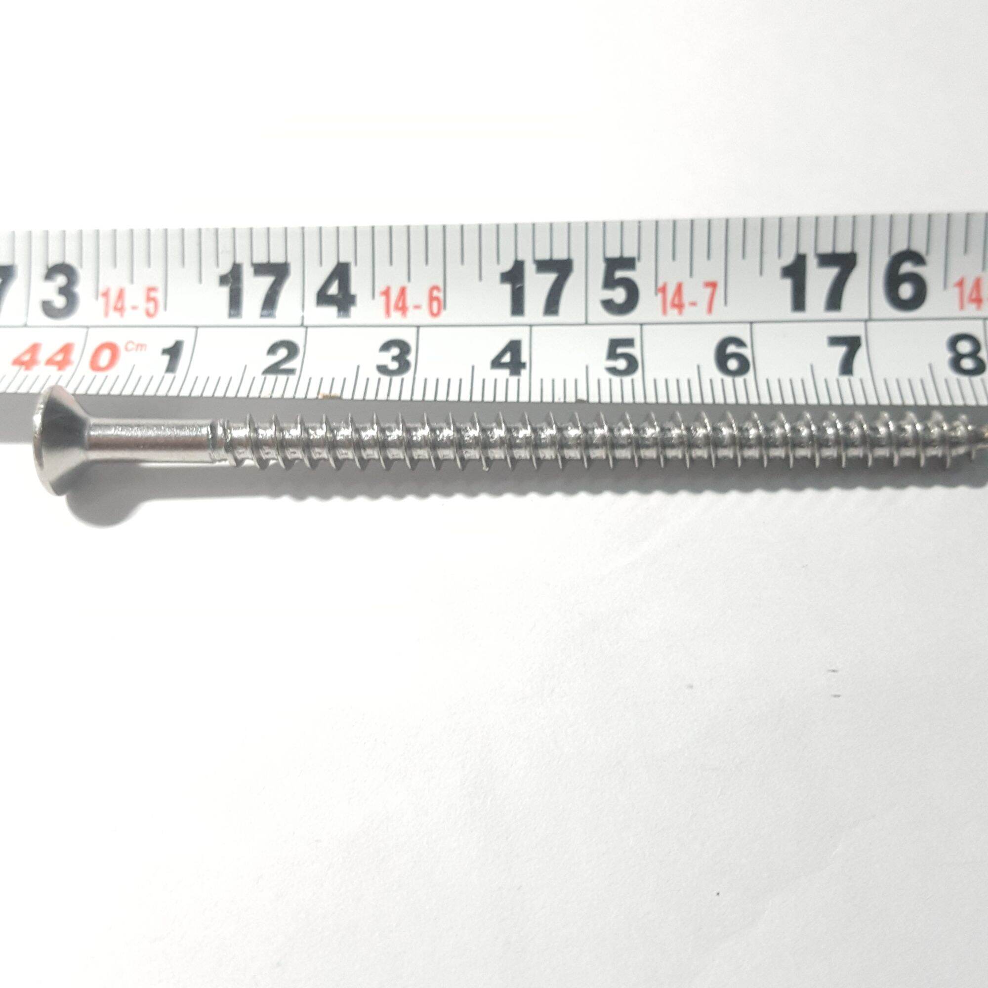 20 con vít inox 304 cao cấp 5*80 [đầu bằng ren thưa]