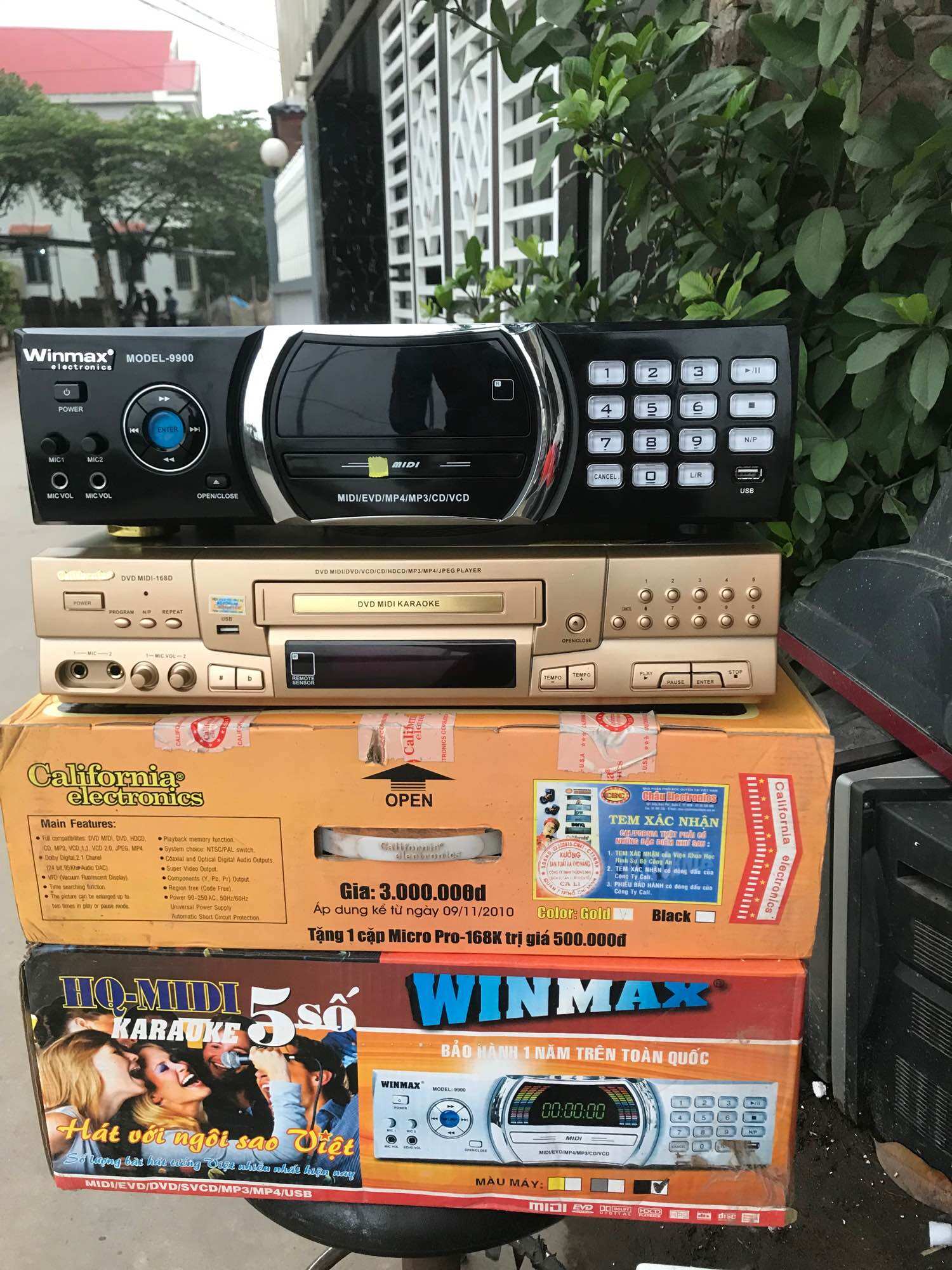Đầu đĩa , đầu karaoke california, winmax , , nanomax ,