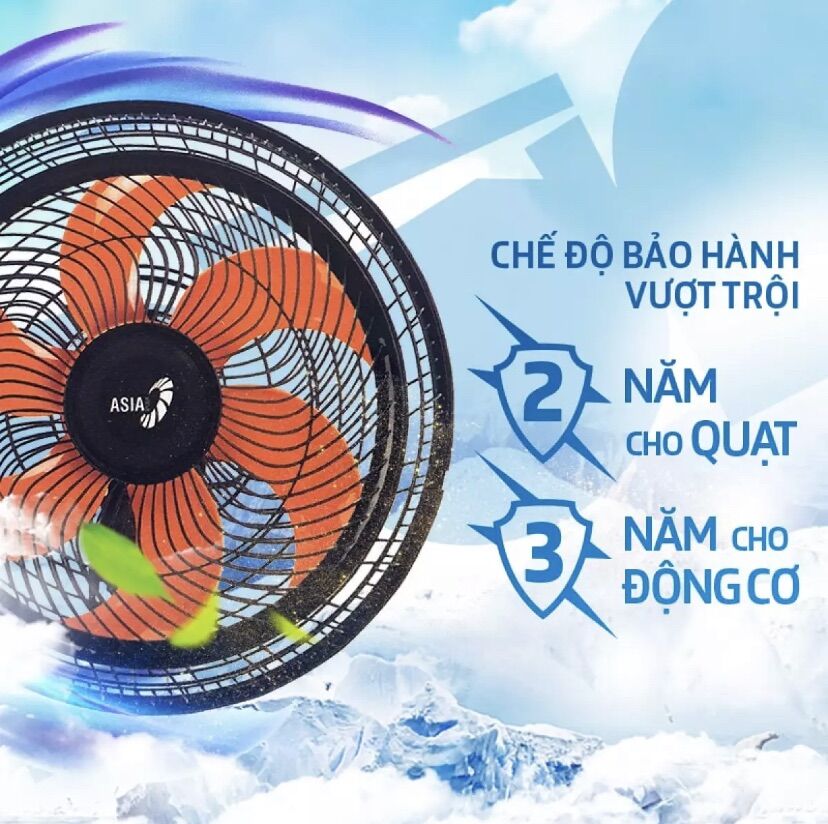 Quạt Sàn Turbo ASIA STB1601 [NEW 2021] (Giao nhanh trong 2-3h Nowship / Grabship)