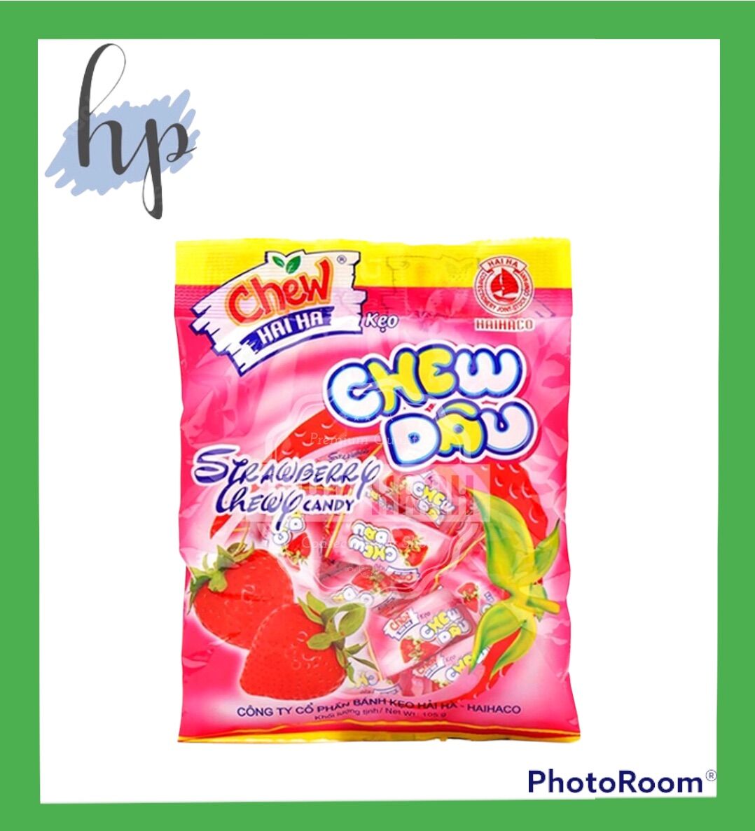 Kẹo mềm chew hải hà vị dâu