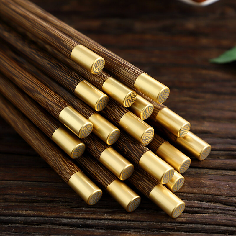 Bộ đũa gỗ cánh gà gia dụng onlycook bộ đồ ăn bằng gỗ thật cao cấp đũa một người một người một người bằng gỗ chống trượt onlycook