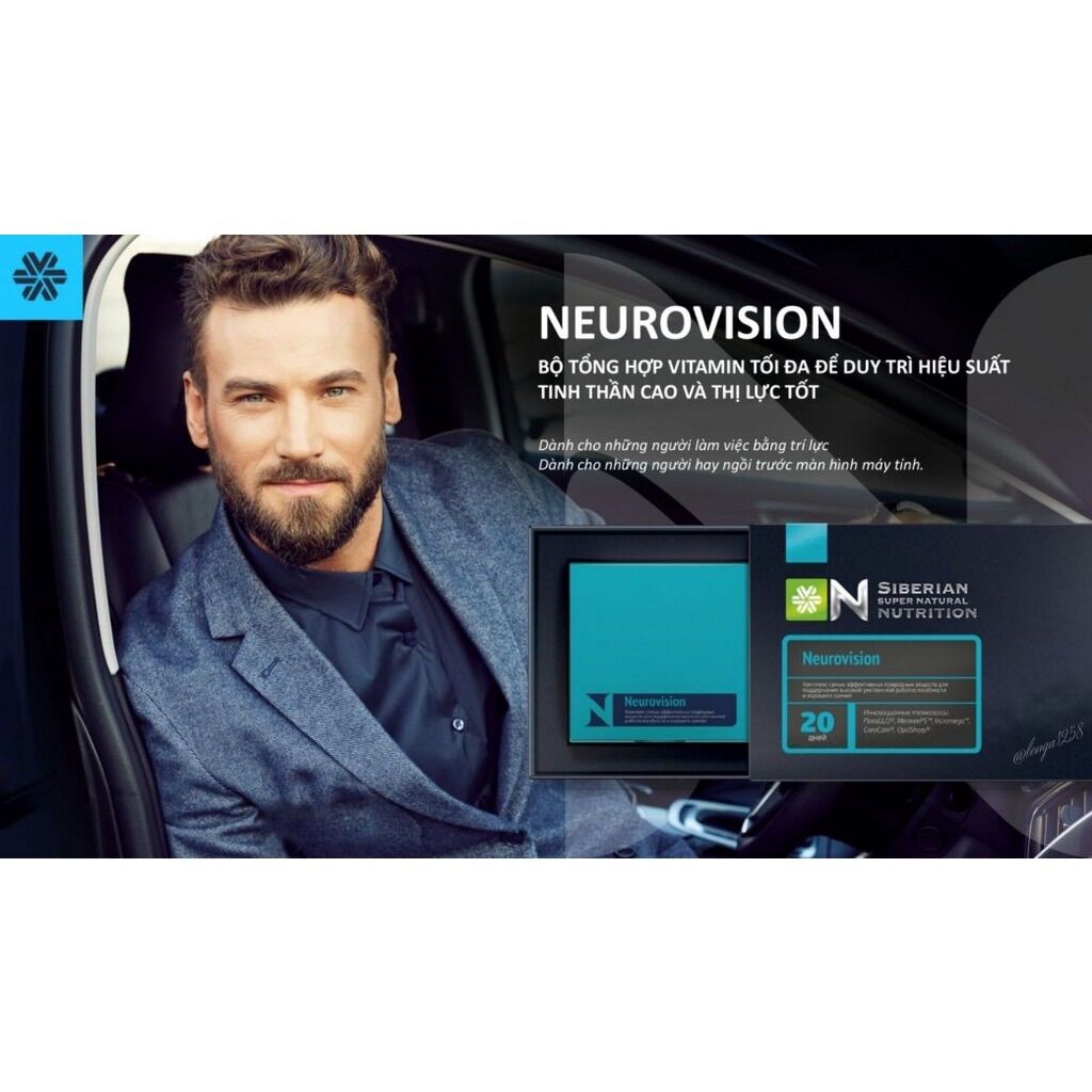 [Hỗ trợ mắt não] bổ não và mắt Neurovision Siberi
