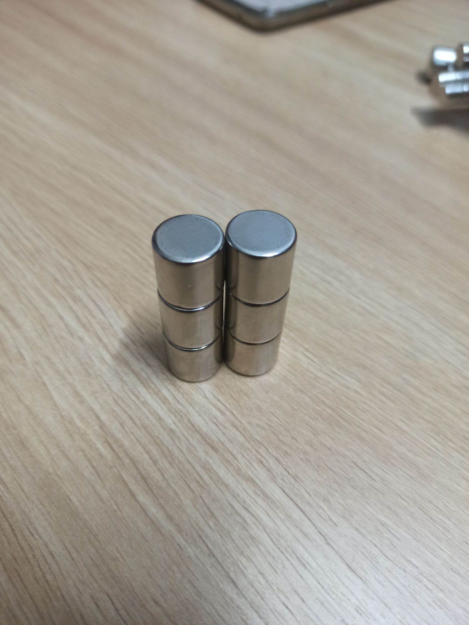 Nam châm đất hiếm hình trụ kích thước phi 15x15mm lực hút siêu cường