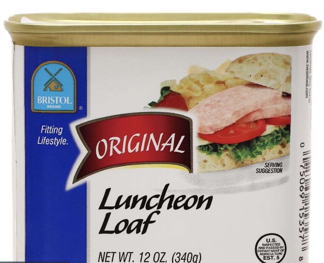 Thịt hộp luncheon loaf bristol 340g