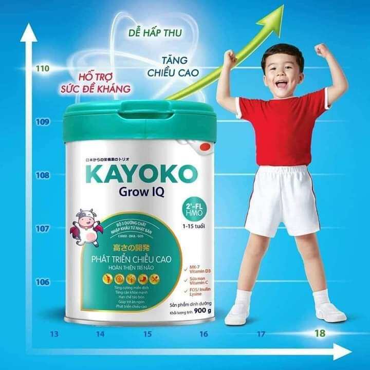 Sữa KAYOKO tăng cân hiệu quả vượt trội,phát triển tầm vóc