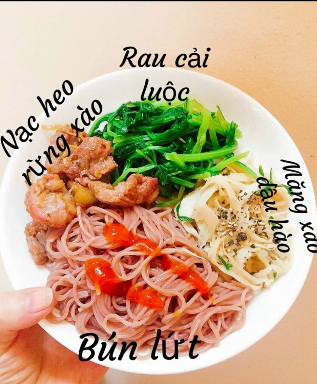 [HCM]Bún gạo lứt đỏ bịch 500gr