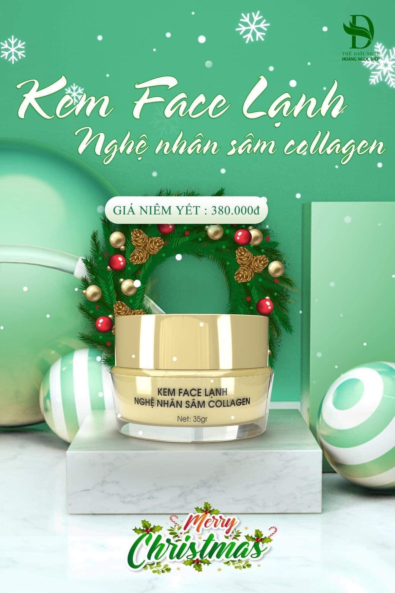[THẾ GIỚI NGHỆ] Kem FACE LẠNH Nghệ Nhân Sâm Colagen