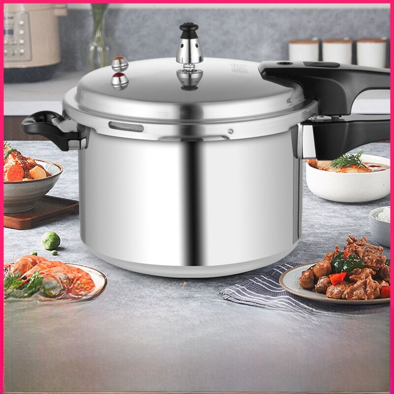 Nồi Áp Suất Bằng Hợp Kim Nhôm Dày an Toàn Cho Bếp Từ Và Bếp Gas Thương Mại Bền Bỉ Mini Nồi Áp Suất Gia Đình Golden Joy