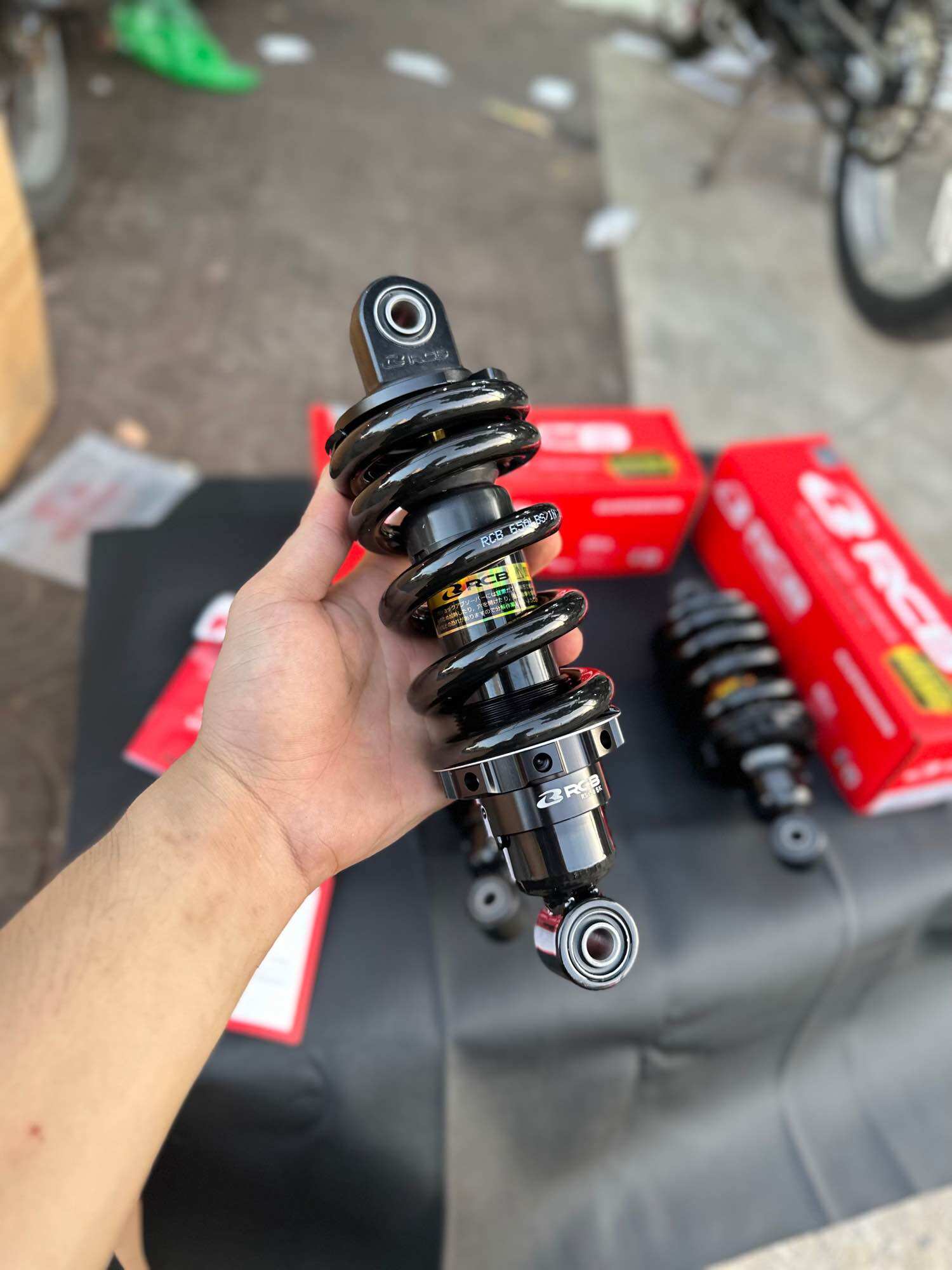 Phuộc RCB M2 Đen Ty Vàng Malaysia