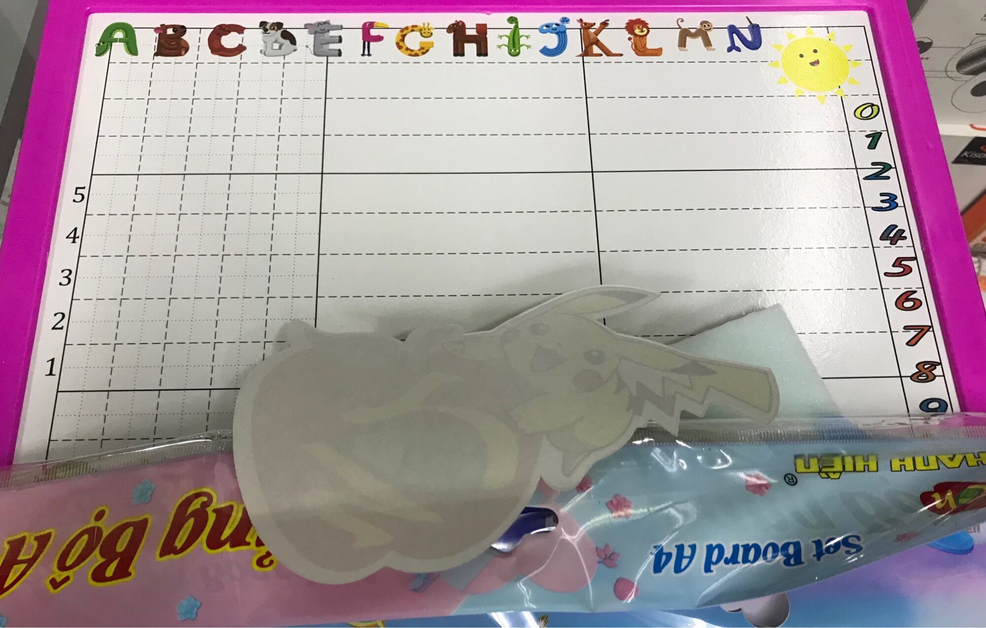 Bảng học sinh 2 mặt (phấn và bút lông)