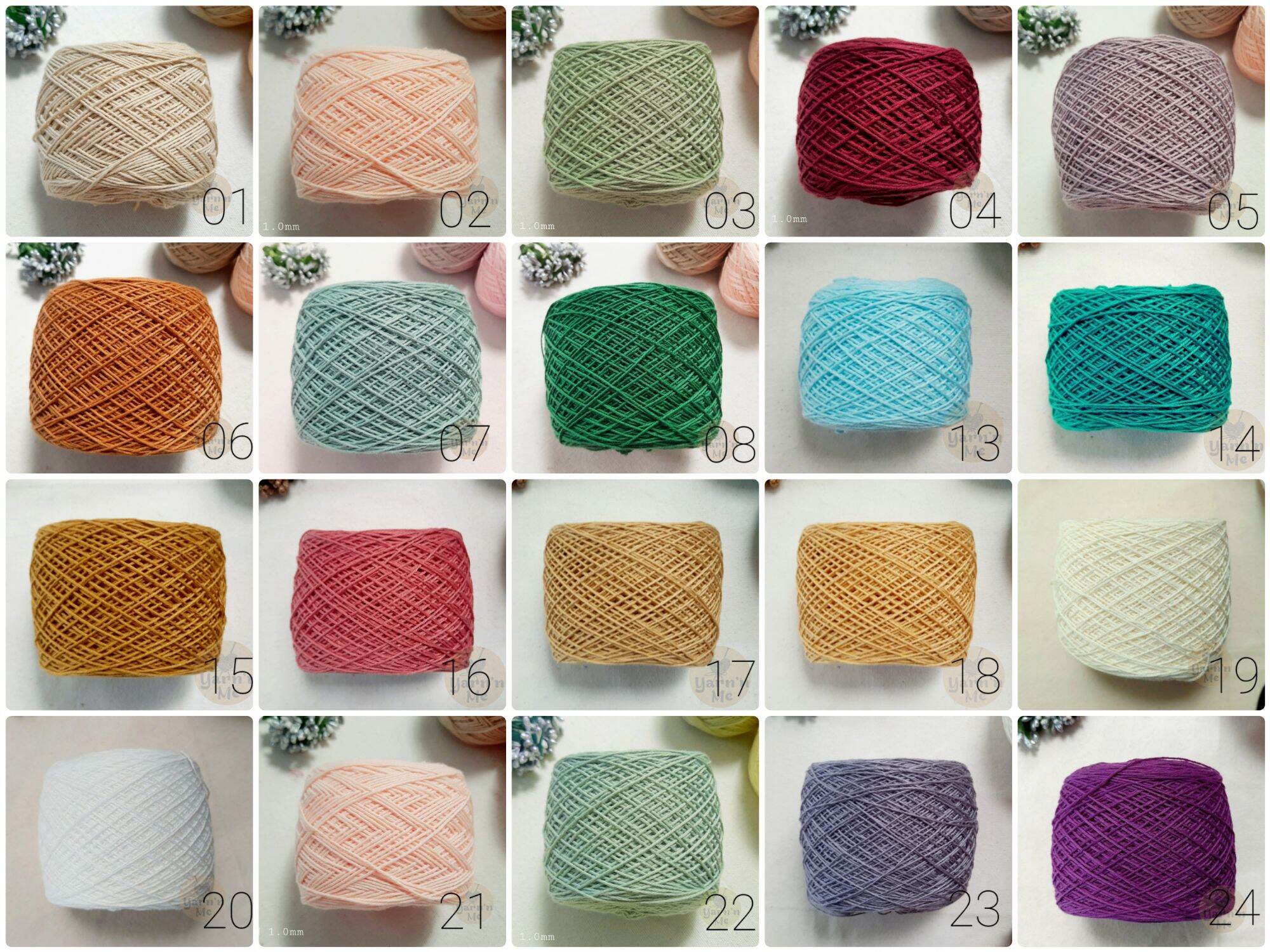 Sợi cotton Nhật se 1.0mm