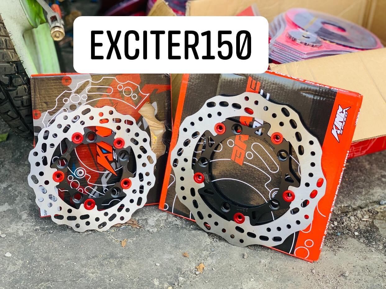 Đĩa king speed trước + sau cho ex 150