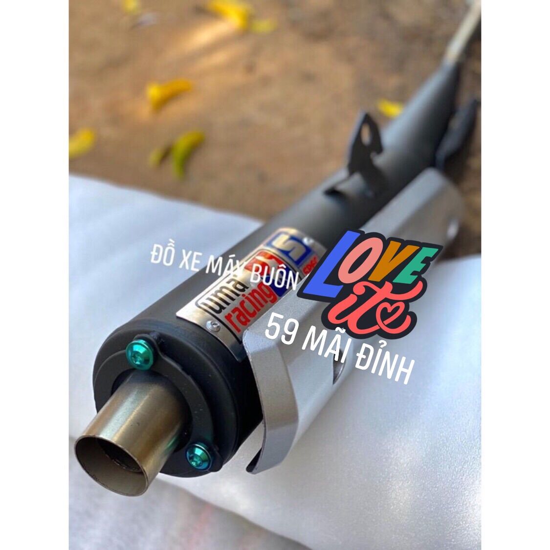 Pô uma v4 + cổ + ốp gắn sirius wave nhỏ dream