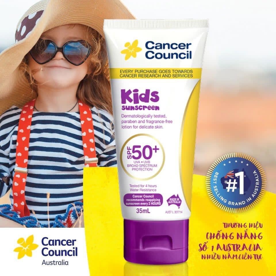 Cancer Council, Kem chống nắng cho trẻ em Cancer Council Kids Sunscreen