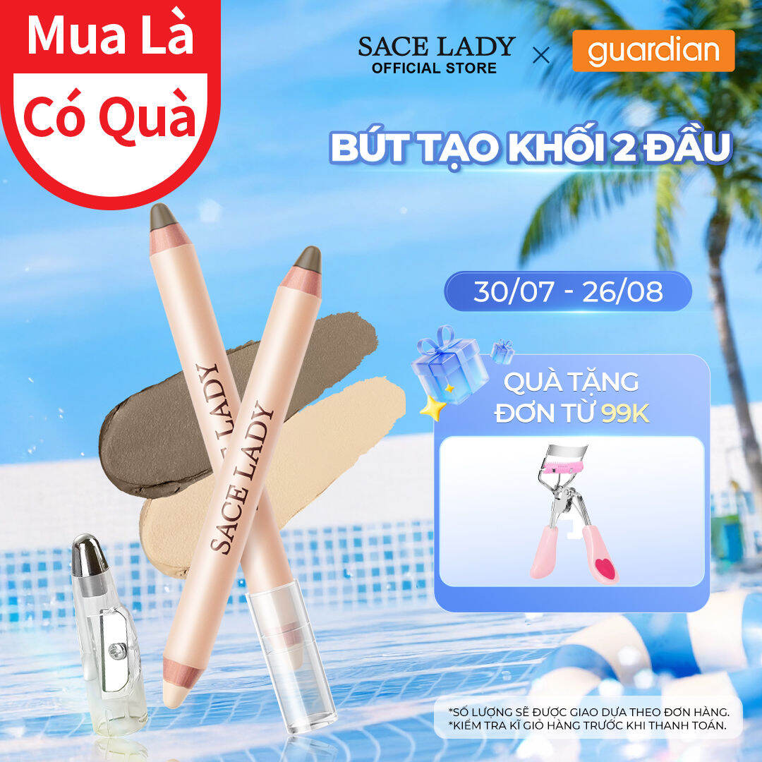 Bút Tạo Khối Sace Lady Hai Đầu Trang Điểm Mượt Mà Tự Nhiên 3.2g  Guardian Việt Nam
