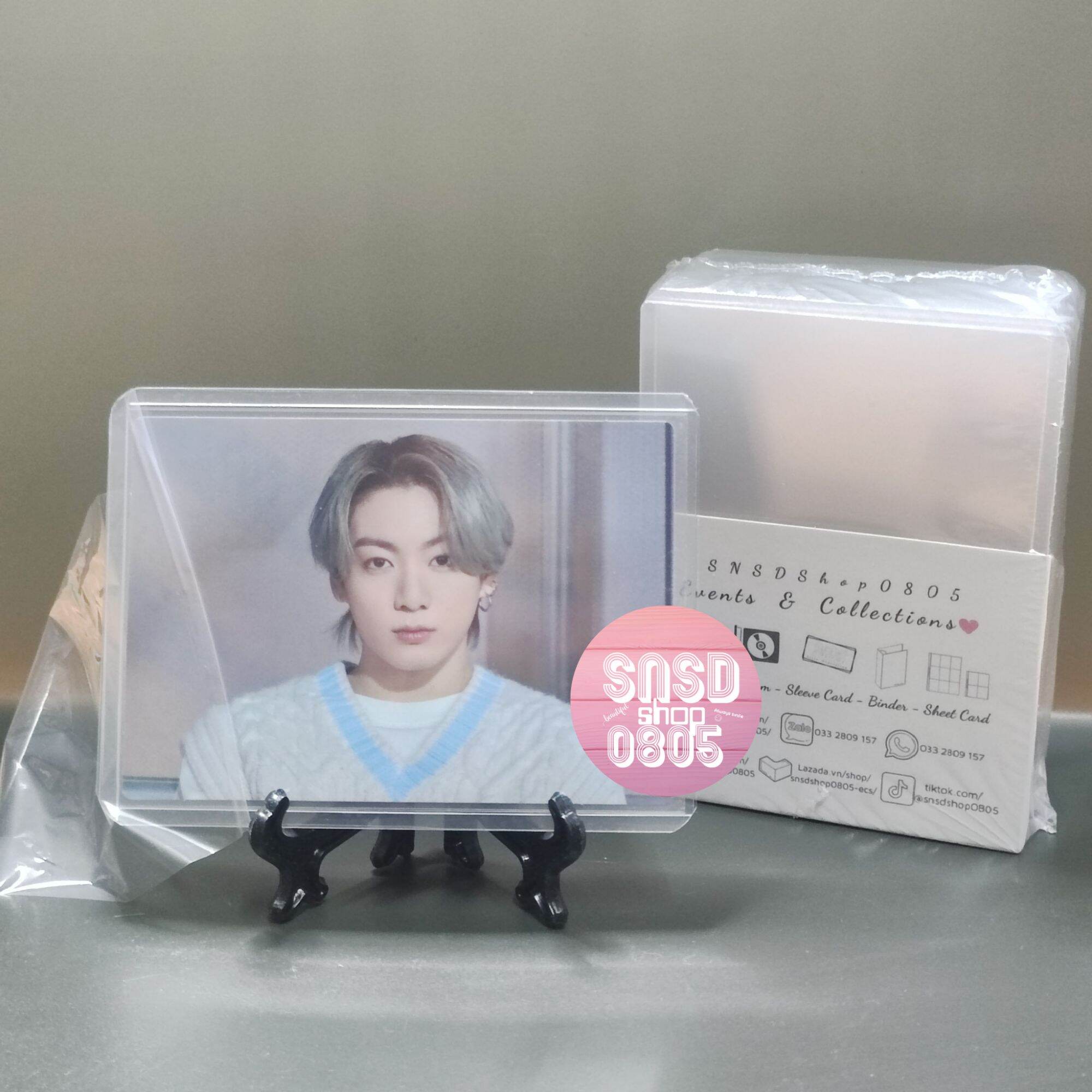 Toploader A7 Seal, Toploader 74x105 Đựng Miniphotocard Kèm Sleeve, Top Đựng Miniptc và Sleeve