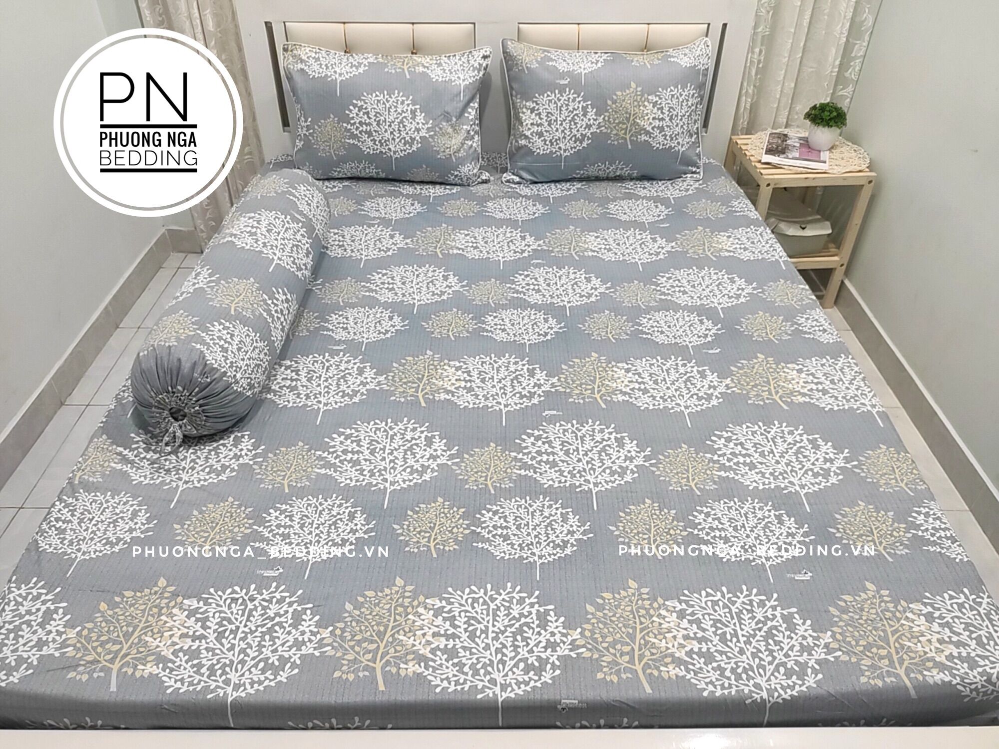 Ga lẻ 1m2 x 2m Cotton Thắng Lợi chuẩn logo (Không áo gối, dùng cho nệm cao từ 3-15cm)
