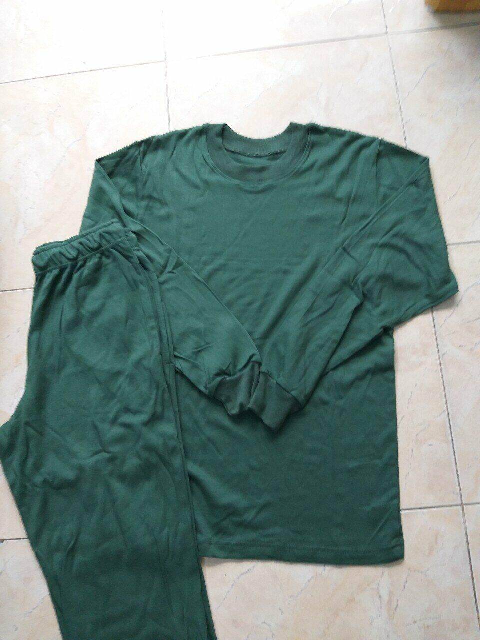 ComBo Quần + Áo dài tay cổ tim thu đông