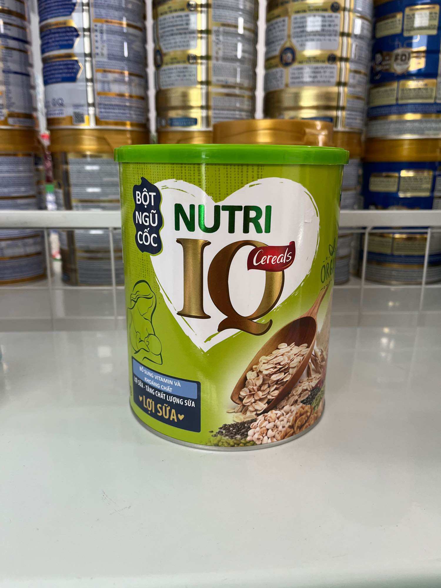 Bột ngủ cốc CEREALS NUTRI IQ - LỢI SỮA 650GR