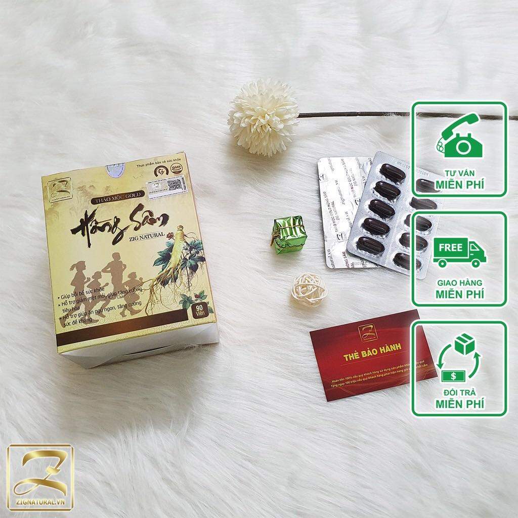 Tăng Cân Hồng Sâm hỗ trợ tăng cân [ Hộp 30 viên và 90 viên]