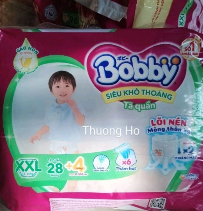 TẶNG 4 MIẾNG..TẢ QUẦN BOBBY XXL28 +4 MIẾNG