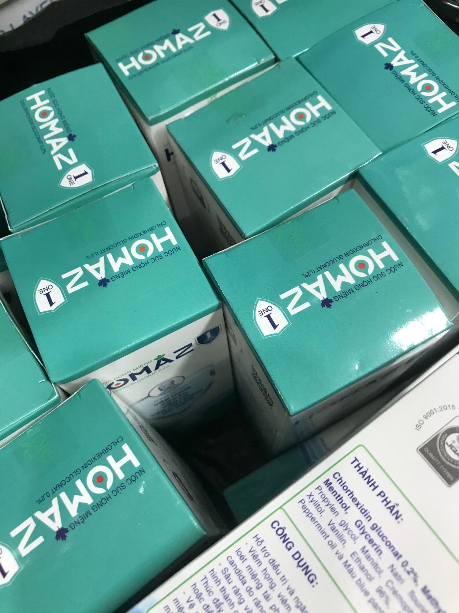 Nước súc miệng HOMAZ CHAI 150ml