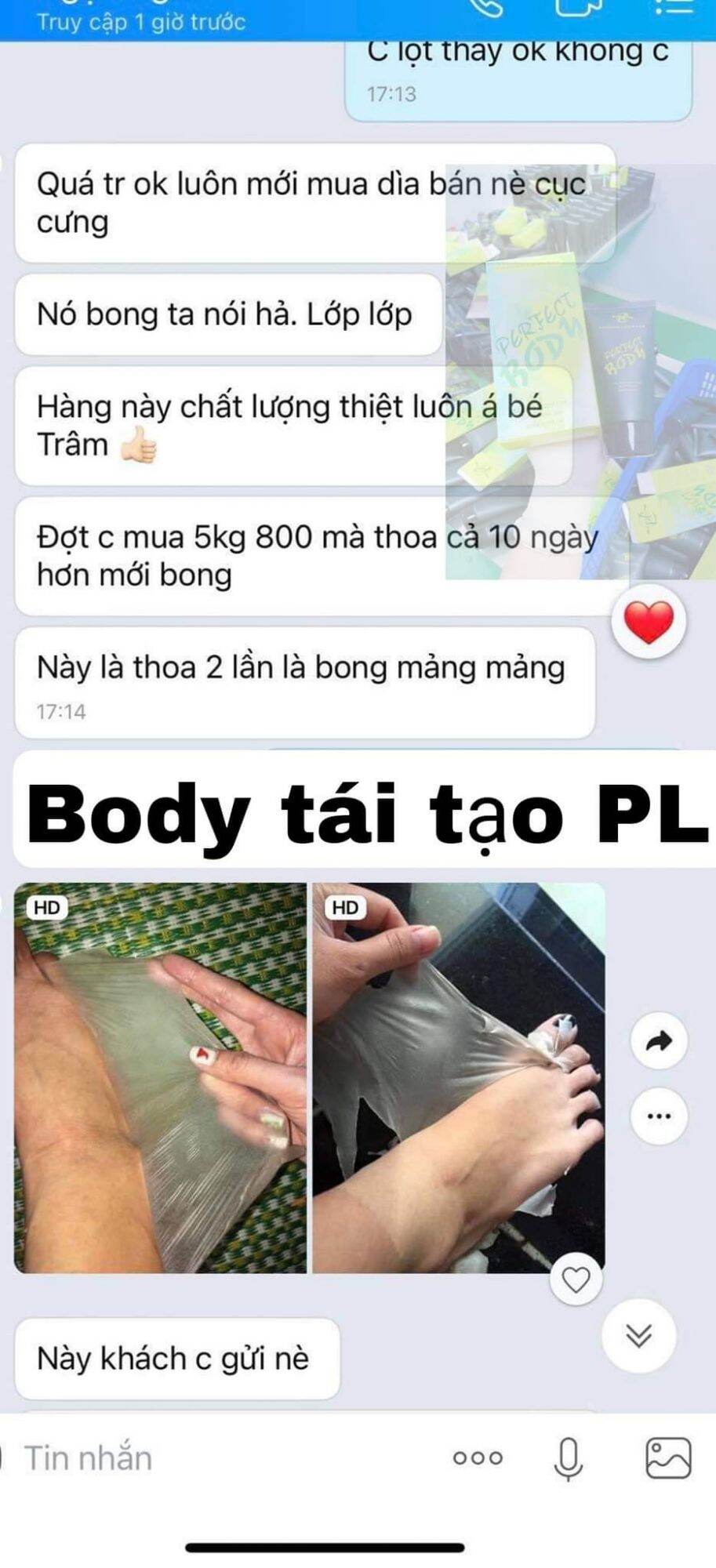 Body bong da Siêu đỉnh , chất kem cực thơm ,
