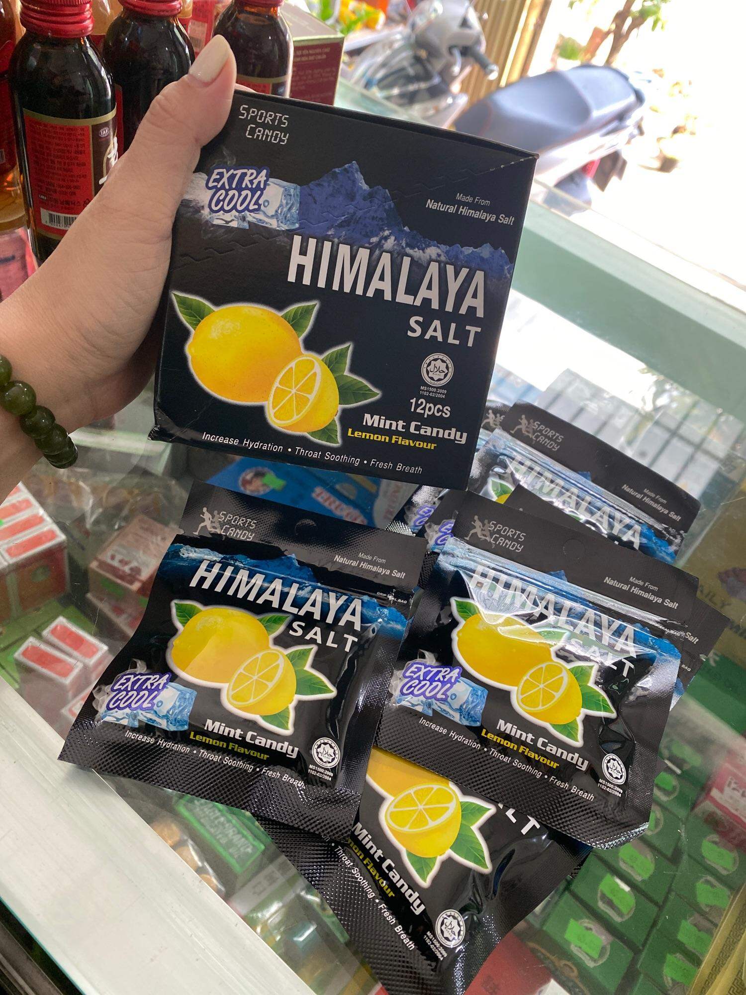 Kẹo ngậm chanh muối Himalaya Hộp 12 Gói