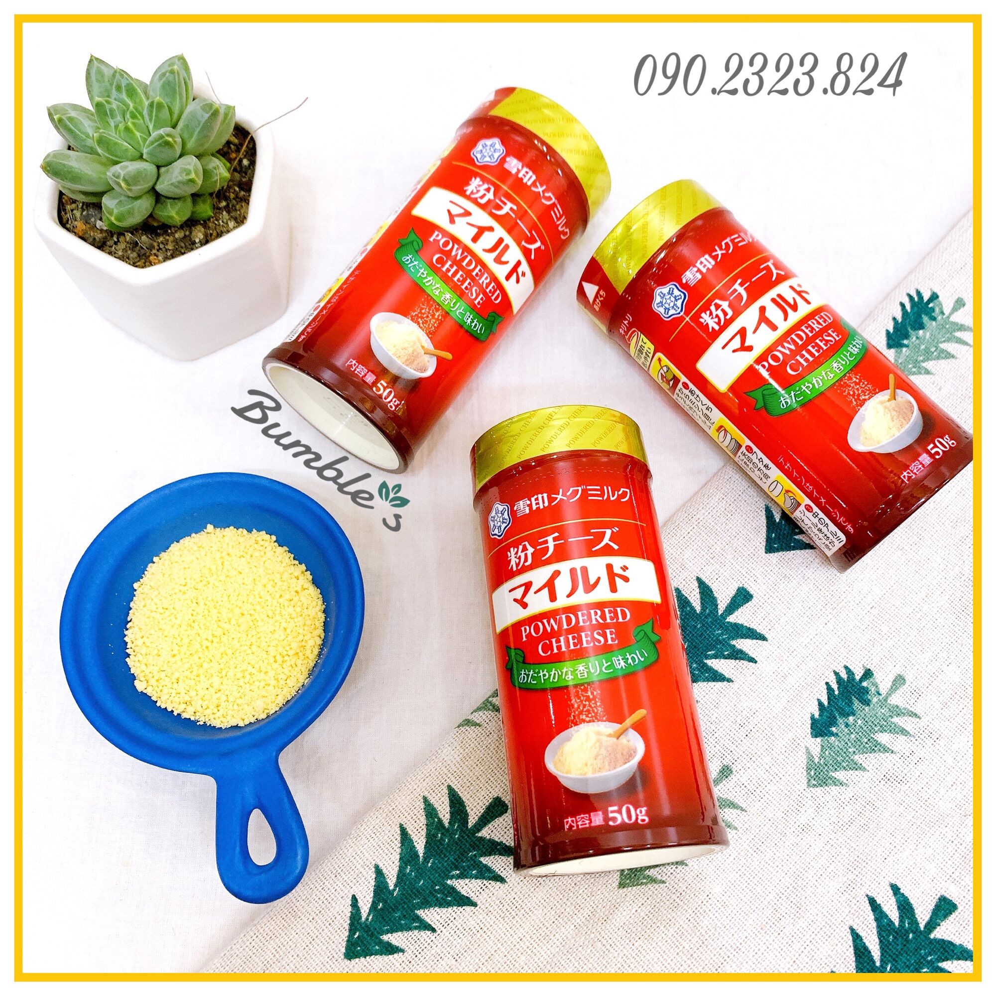 Bột Phô mai rắc Meg 50g - Nội địa Nhật - Cho bé ăn dặm