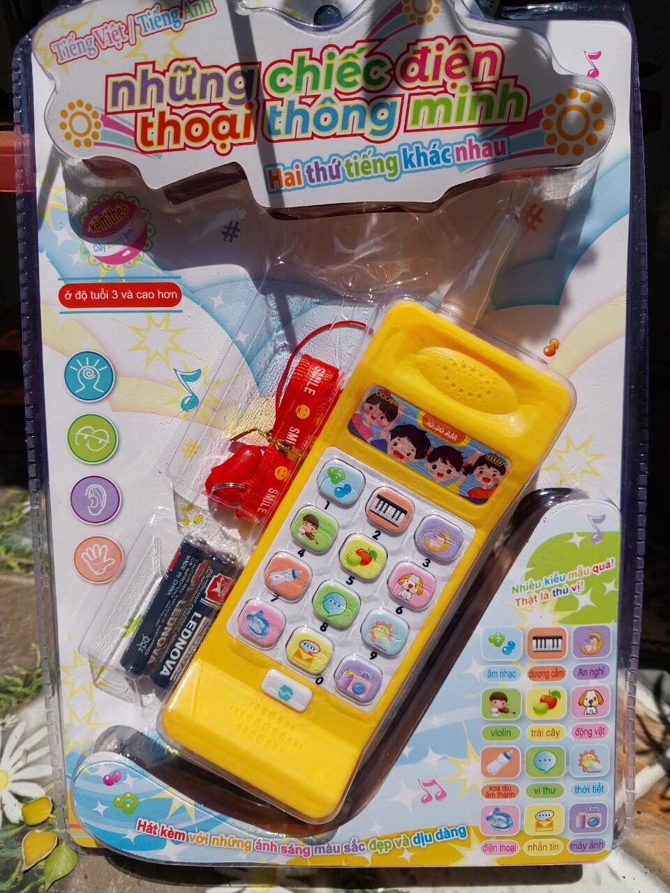 Điện thoại cho bé Điện thoại song ngữ Đồ chơi cho bé Đồ chơi bé trai Đồ