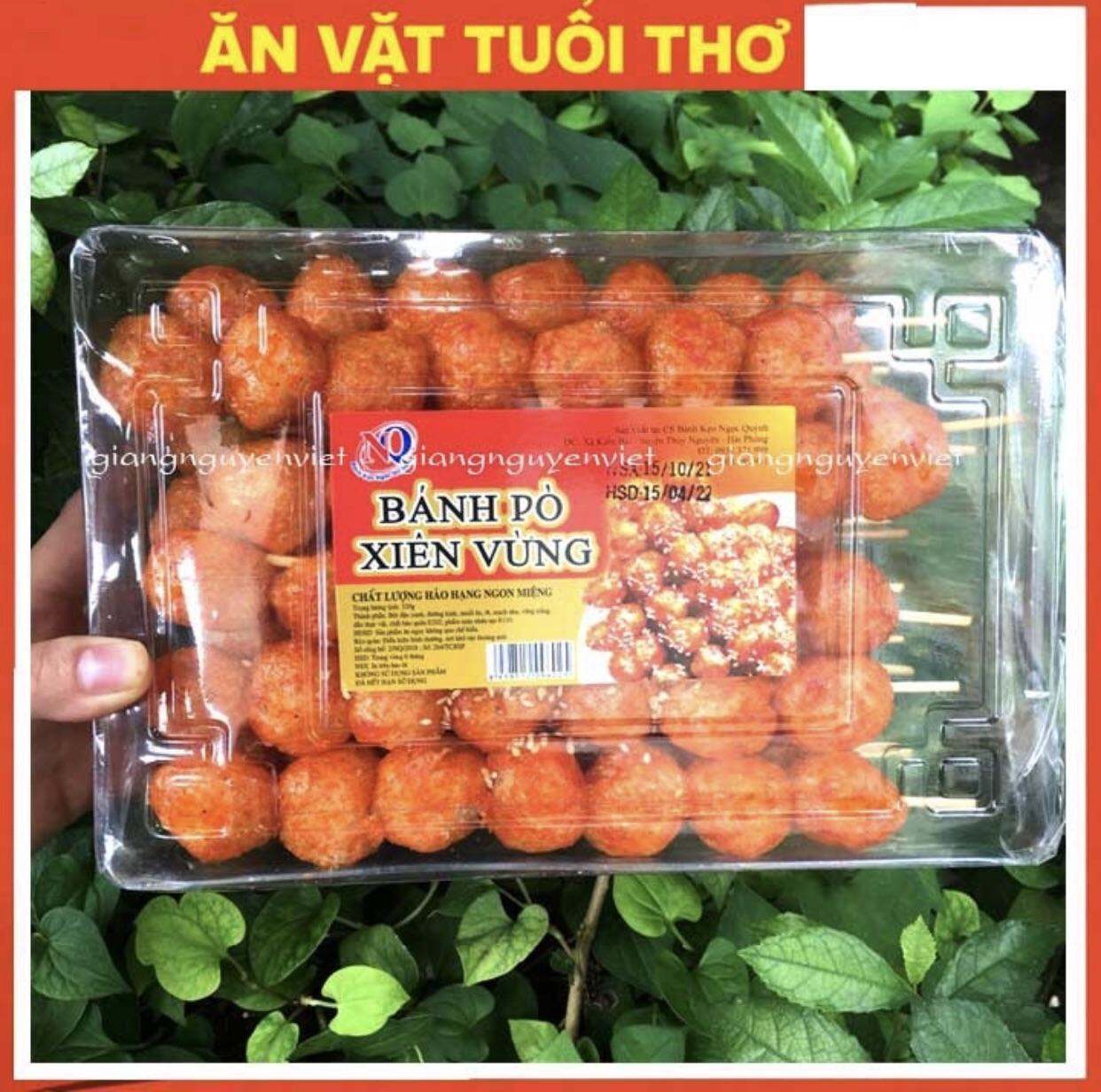 Bánh Pò quẩy, xiên vừng , miếng vừng, đồ ăn vặt tuổi thơ các loại