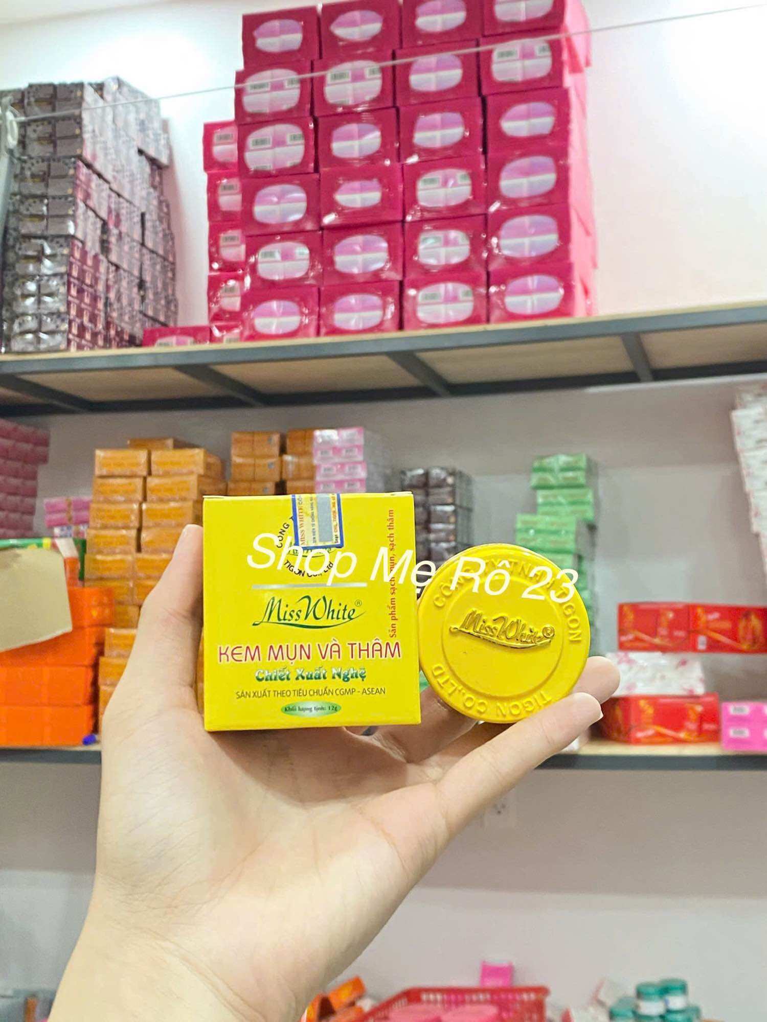 (Chính hãng) Kem nghệ misswhite giảm thâm mụn hủ lớn 12gram