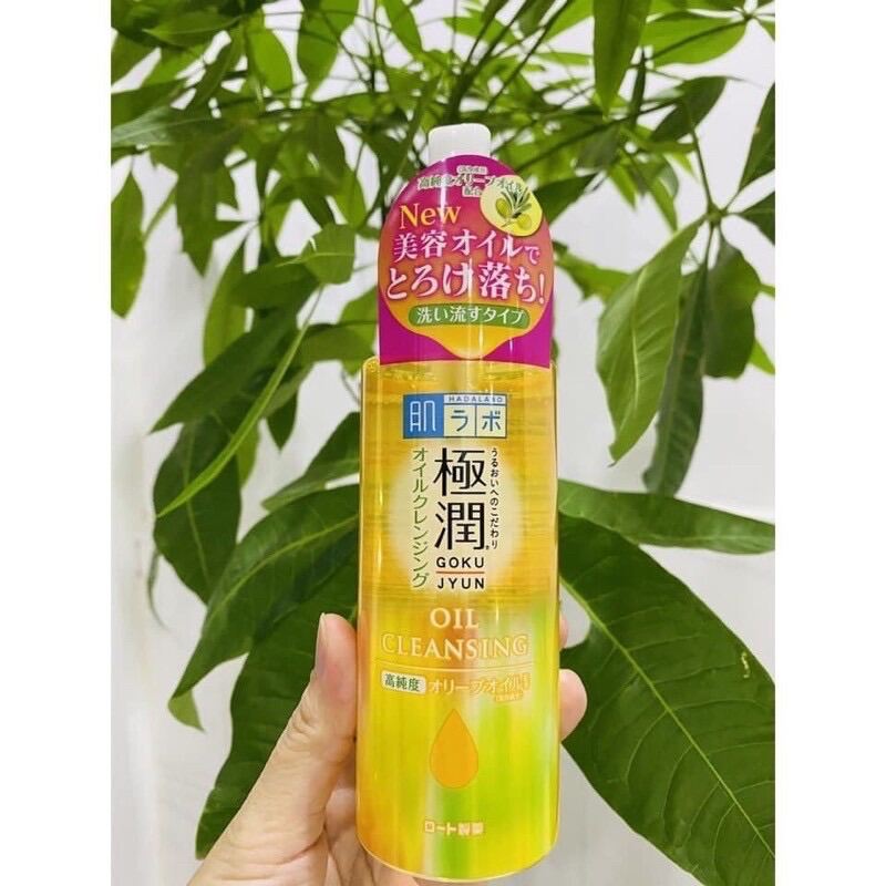 Dầu Tẩy Trang Hada Labo Dưỡng Ẩm Nhật Bản 200Ml Gokujyun Cleansing Oil[Hàng_Nhật]