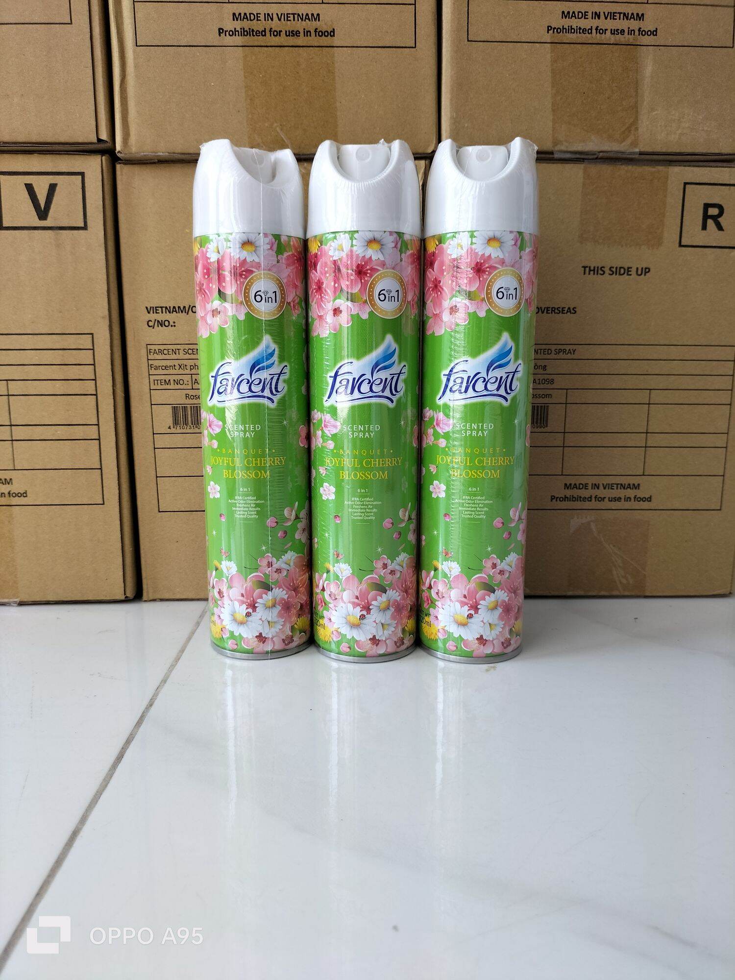 [XẢ KHO] Xịt Thơm phòng Farcent 320ml Hương Hoa Anh Đào
