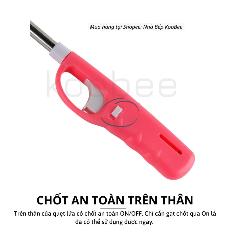 Cây mồi lửa cồn bếp gas