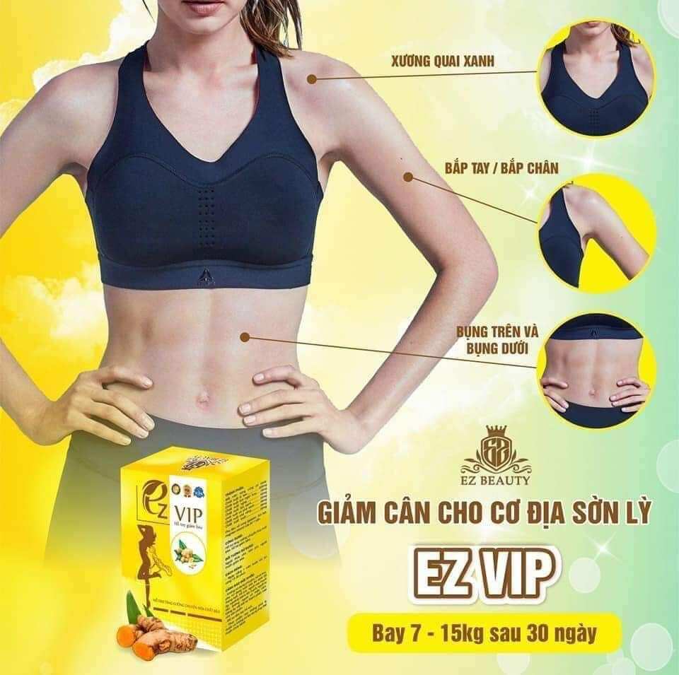 Giảm Cân EZ VIP Dành Cho Cơ Địa Sờn Khó Giảm- EZ BEAUTY