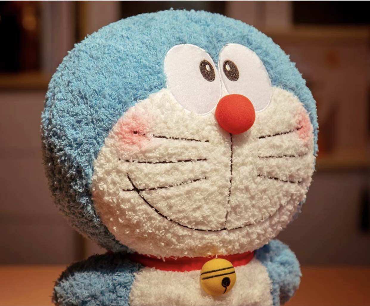 Doraemon nhồi bông dễ thương 35cm, gấu bông doraemon