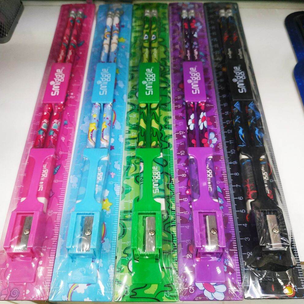 Set thước 30cm Smiggle